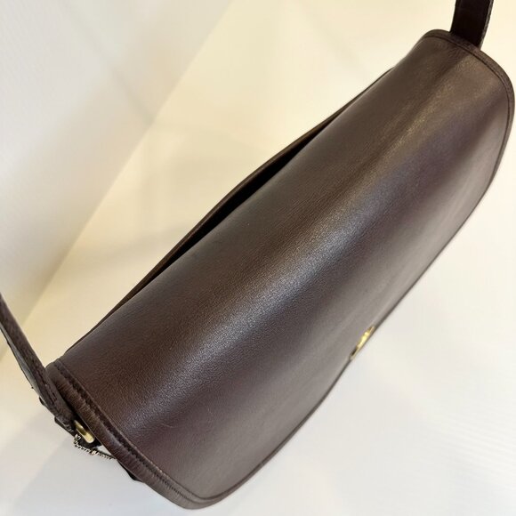 Vintage Coach CITY Bag 9790 Mahogany Crossbody/Shoulder Y2K - Picture 6 of 15